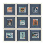 Bon Voyage (Set of 9) by Mercana Studio a Hand Embellished Framed Art Print Matted under Glass from Mercana - Luna Furniture