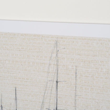 Sail Away III by Mercana Studio a Hand Embellished Framed Art Print Matted under Glass from Mercana - Luna Furniture