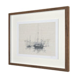 Sail Away IV by Mercana Studio a Hand Embellished Framed Art Print Matted under Glass from Mercana - Luna Furniture