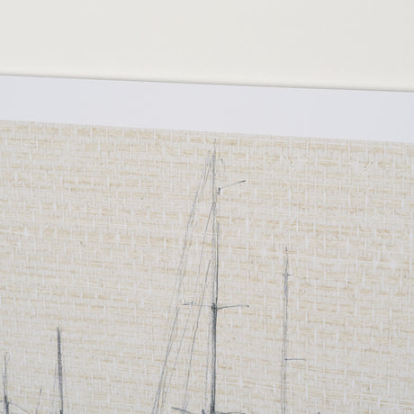 Sail Away IV by Mercana Studio a Hand Embellished Framed Art Print Matted under Glass from Mercana - Luna Furniture