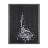 Sail Away I by Mercana Studio a Hand Embellished Textured Framed Canvas from Mercana - Luna Furniture