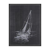 Sail Away II by Mercana Studio a Hand Embellished Textured Framed Canvas from Mercana - Luna Furniture