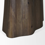 Jovani 94" Solid Dark Brown Mango Wood Oval Dining Table from Mercana - Luna Furniture