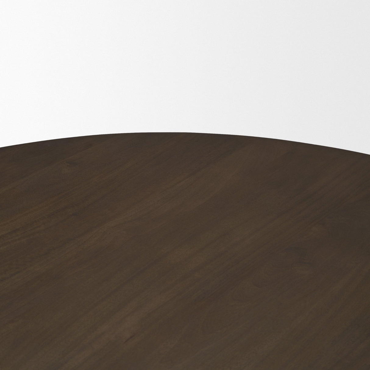 Jovani 60" Solid Dark Brown Mango Wood Round Dining Table from Mercana - Luna Furniture