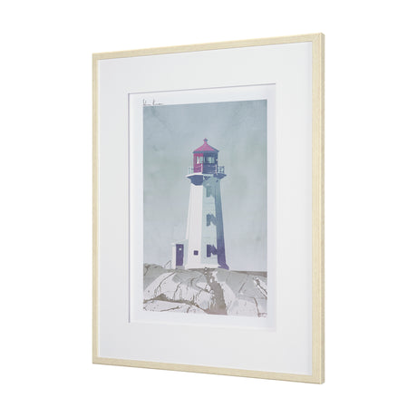 Lighthouse II-Tybee Island by Mercana Studio a Hand Embellished Framed Art Print Matted under Glass from Mercana - Luna Furniture