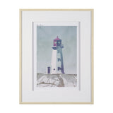Lighthouse III-Peggy's Cove by Mercana Studio a Hand Embellished Framed Art Print Matted under Glass from Mercana - Luna Furniture