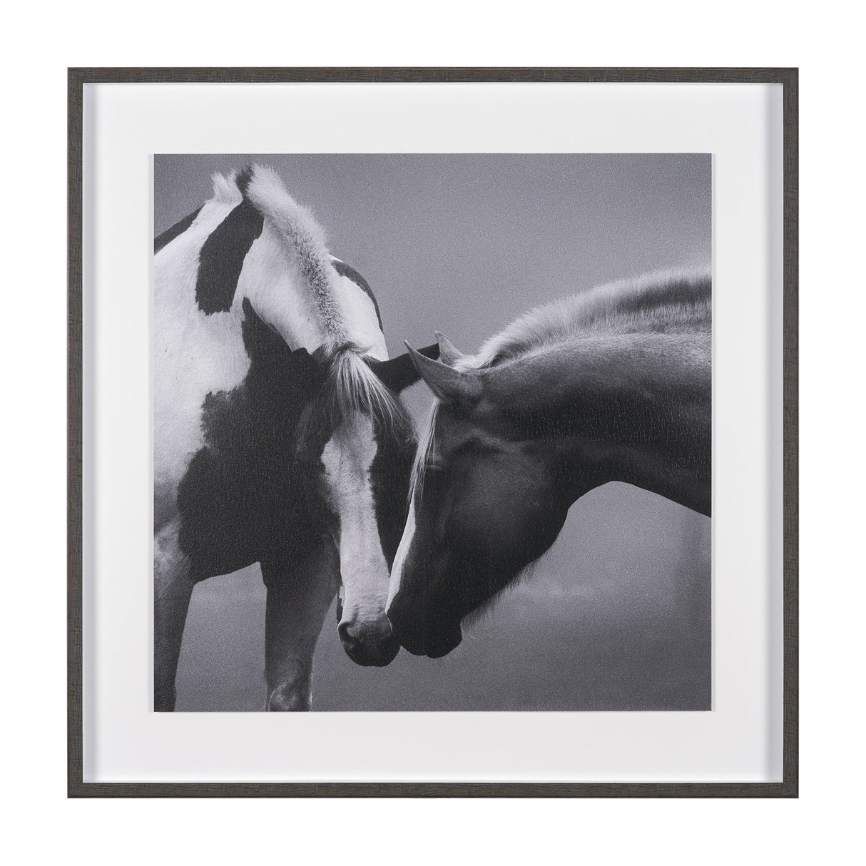 Horse Harmony - Caress by Laura Warren a Hand Embellished Framed Photo Art Print Matted under Glass from Mercana - Luna Furniture