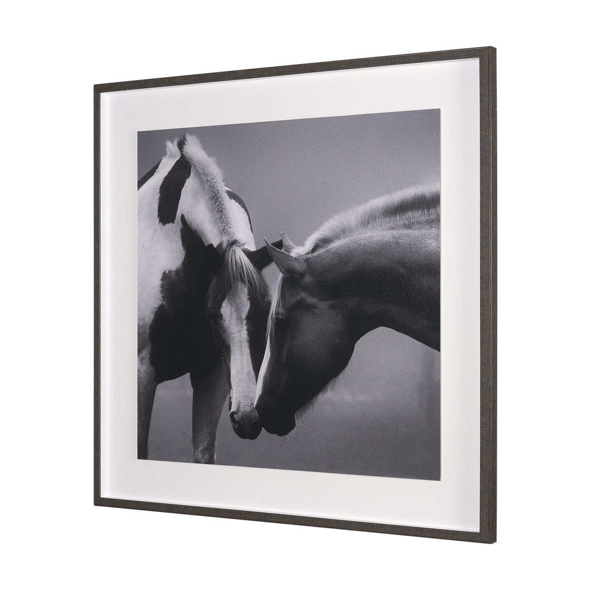 Horse Harmony - Caress by Laura Warren a Hand Embellished Framed Photo Art Print Matted under Glass from Mercana - Luna Furniture
