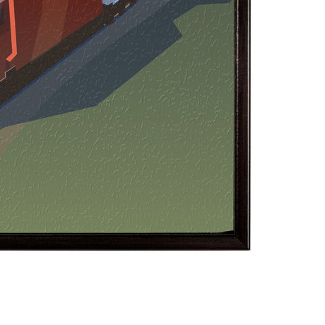 Banff Go Canada (SM) by Mercana Studio a Hand Embellished Decograph Framed Art Print from Mercana - Luna Furniture
