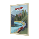 Banff Go Canada (L) by Mercana Studio a Hand Embellished Decograph Framed Art Print from Mercana - Luna Furniture