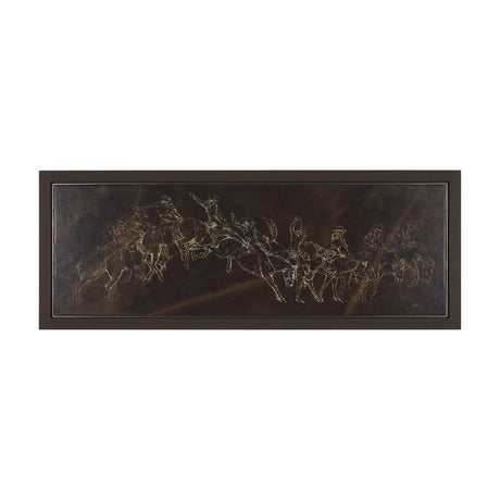 Ride 'Em Cowboy by Mercana Studio a Hand Embellished Textured Framed Canvas from Mercana - Luna Furniture