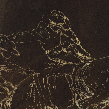 Ride 'Em Cowboy by Mercana Studio a Hand Embellished Textured Framed Canvas from Mercana - Luna Furniture