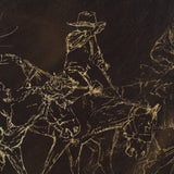 Ride 'Em Cowboy by Mercana Studio a Hand Embellished Textured Framed Canvas from Mercana - Luna Furniture