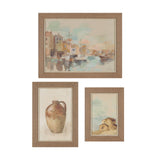 Tuscan Collection (Set of 3) by Silvia Vassileva a Hand Embellished Framed Art Print from Mercana - Luna Furniture