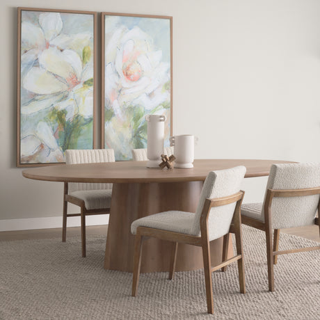Aromatic Rose by Mercana Studio a Hand Embellished Textured Framed Canvas from Mercana - Luna Furniture