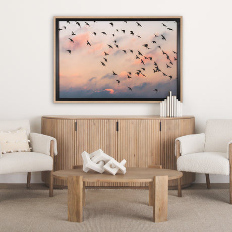 Evening Flight by Mercana Studio a Hand Embellished Textured Framed Photo Art Print Matted under Gla from Mercana - Luna Furniture