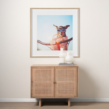 Retro Chihuahua by THE Studio a Framed Photo Art Print Matted under Glass from Mercana - Luna Furniture