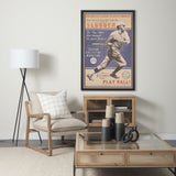 Play Ball by The Vintage Collection a Hand Embellished Framed Art Print from Mercana - Luna Furniture