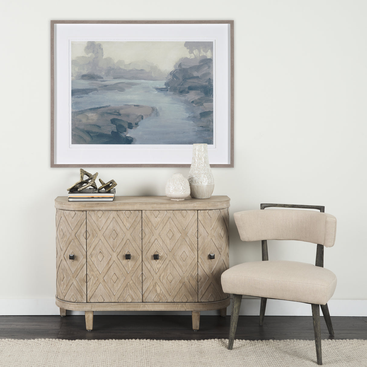 Morning Light I by Mercana Studio a Hand Embellished Textured Framed Art Print Matted under Glass from Mercana - Luna Furniture