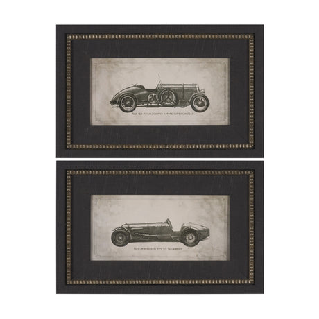 Race Day (Set of 2) by Mercana Studio a Hand Embellished Framed Art Print from Mercana - Luna Furniture