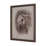 Portrait of a Thoroughbred I by Mercana Studio a Framed Art Print Matted under Glass from Mercana - Luna Furniture