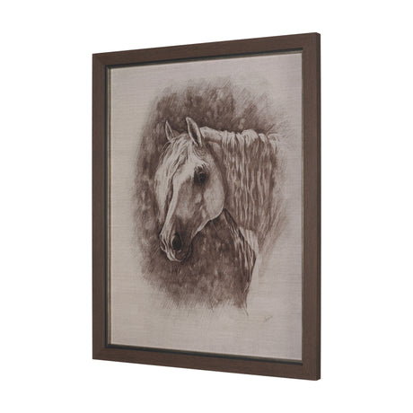 Portrait of a Thoroughbred I by Mercana Studio a Framed Art Print Matted under Glass from Mercana - Luna Furniture