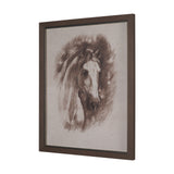 Portrait of a Thoroughbred II by Mercana Studio a Framed Art Print Matted under Glass from Mercana - Luna Furniture