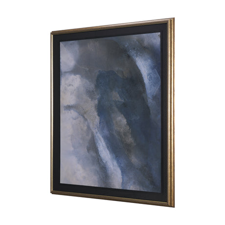 Turbulent Skies Abstract by Mercana Studio a Hand Embellished Framed Print under Glass from Mercana - Luna Furniture