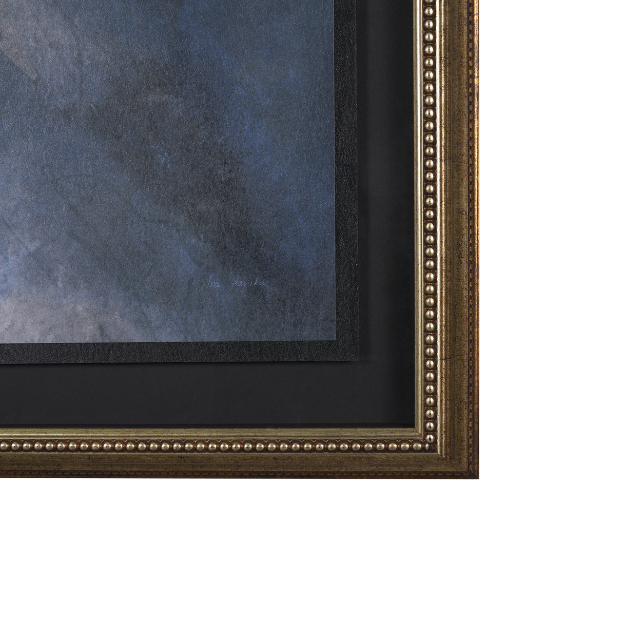 Turbulent Skies Abstract by Mercana Studio a Hand Embellished Framed Print under Glass from Mercana - Luna Furniture