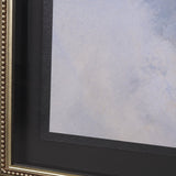 Turbulent Skies Abstract by Mercana Studio a Hand Embellished Framed Print under Glass from Mercana - Luna Furniture