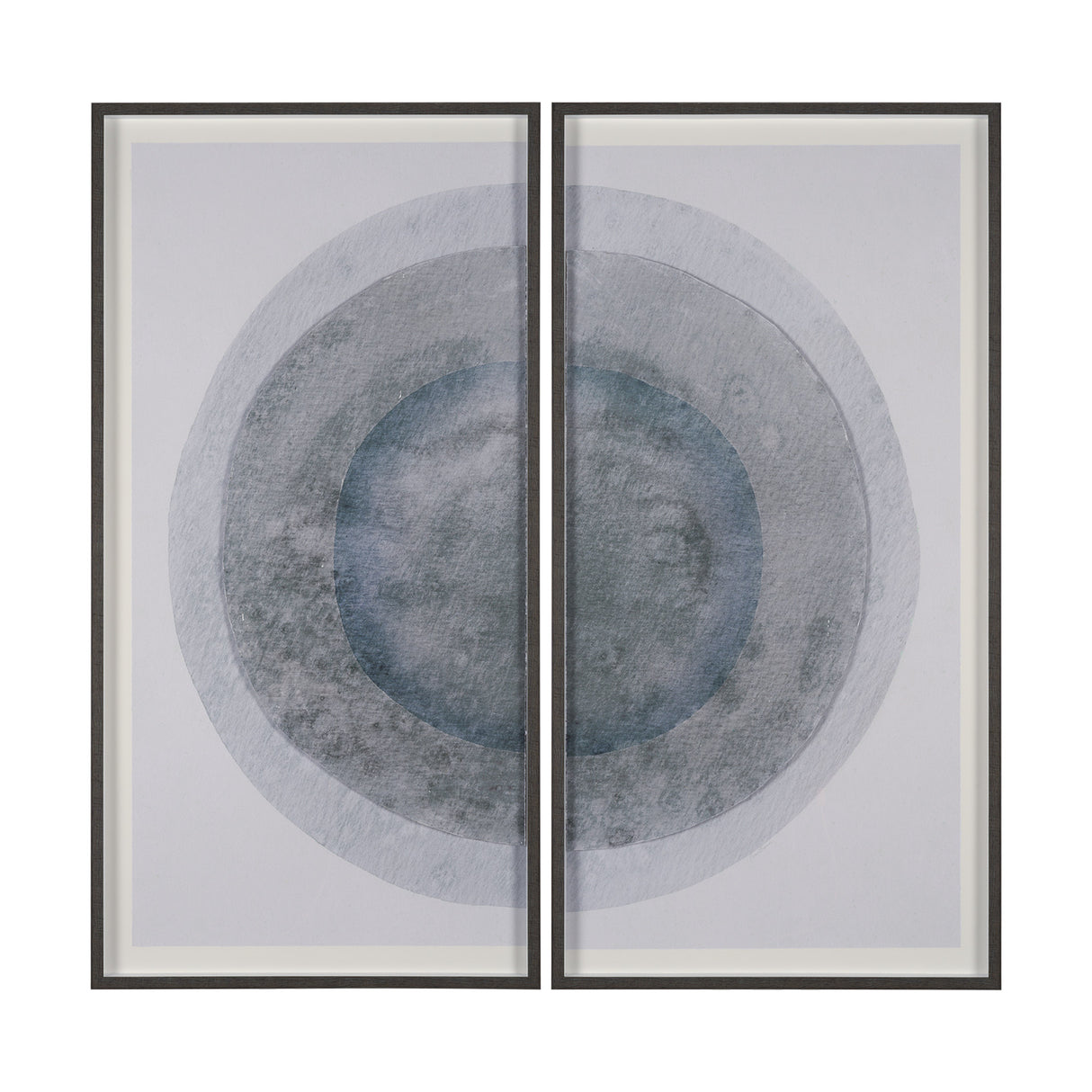 Blue Eclipse (Set of 2) by Mercana Studio a Hand Embellished Framed Art Print Matted under Glass from Mercana - Luna Furniture