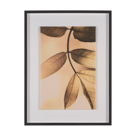 Leaf Imaging by Michael Banks a Hand Embellished Framed Photo Art Print Matted under Glass from Mercana - Luna Furniture