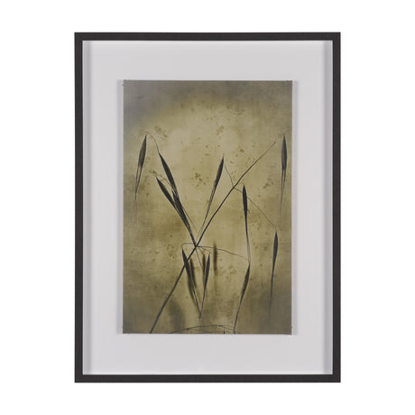 Botany Blades by Michael Banks a Hand Embellished Framed Photo Art Print Matted under Glass from Mercana - Luna Furniture