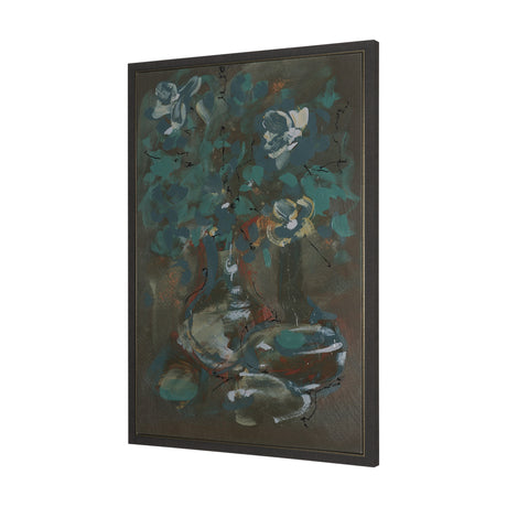 Graphite Sensation I by Mercana Studio a Hand Embellished Textured Framed Canvas from Mercana - Luna Furniture