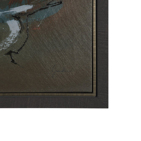 Graphite Sensation I by Mercana Studio a Hand Embellished Textured Framed Canvas from Mercana - Luna Furniture