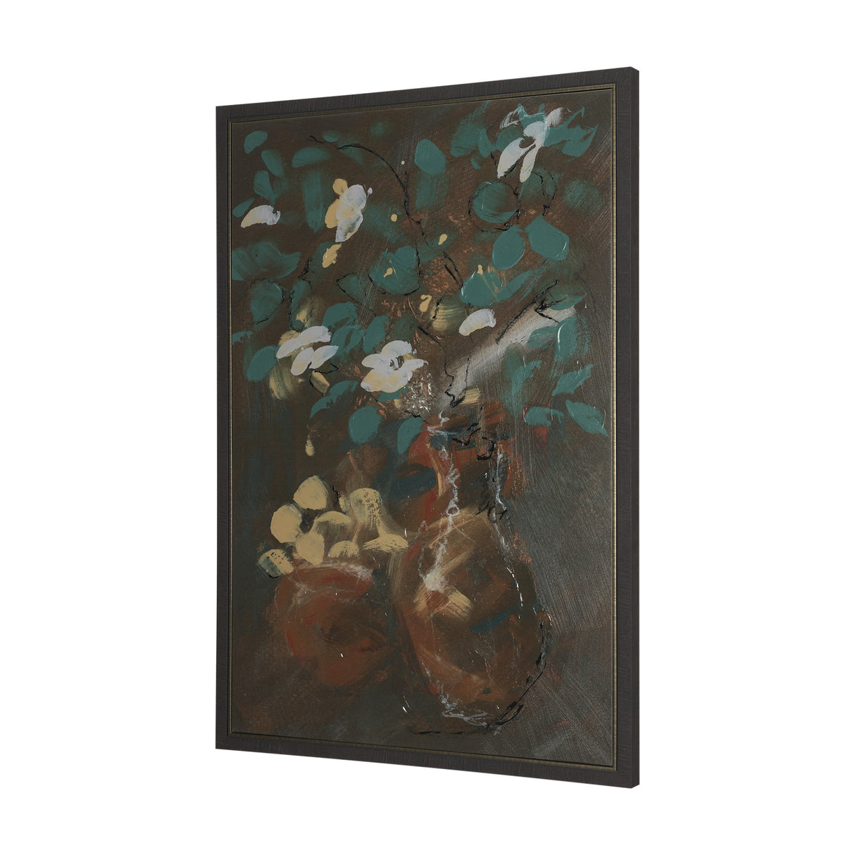 Graphite Sensation II by Mercana Studio a Hand Embellished Textured Framed Canvas from Mercana - Luna Furniture
