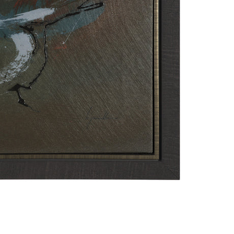Graphite Sensation II by Mercana Studio a Hand Embellished Textured Framed Canvas from Mercana - Luna Furniture