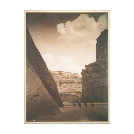 Canyon del Muerte, Navajo by Edward Sheriff Curtis a Hand Embellished Textured Framed Canvas from Mercana - Luna Furniture