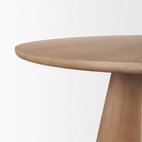 Jovani 48" Solid Light Brown Mango Wood Round Dining Table from Mercana - Luna Furniture