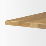 Viktor 55"L Light Brown Solid Wood Coffee Table from Mercana - Luna Furniture