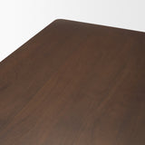 Jonan Solid Dark Brown Mango Wood Rectangular Dining Table from Mercana - Luna Furniture