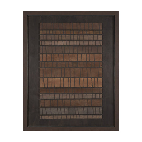Timber Mosaic by Studio M a Handmade Original Framed Artwork from Mercana - Luna Furniture