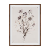Floral Impressions I by Melody Ducharme a Hand Embellished Framed Print under Glass from Mercana - Luna Furniture