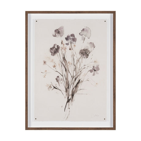 Floral Impressions I by Melody Ducharme a Hand Embellished Framed Print under Glass from Mercana - Luna Furniture