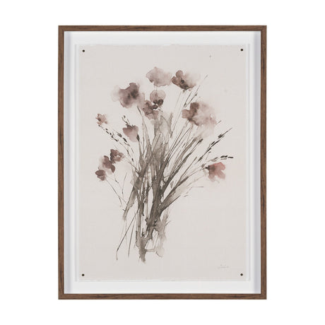 Floral Impressions II by Melody Ducharmea Hand Embellished Framed Print under Glass from Mercana - Luna Furniture