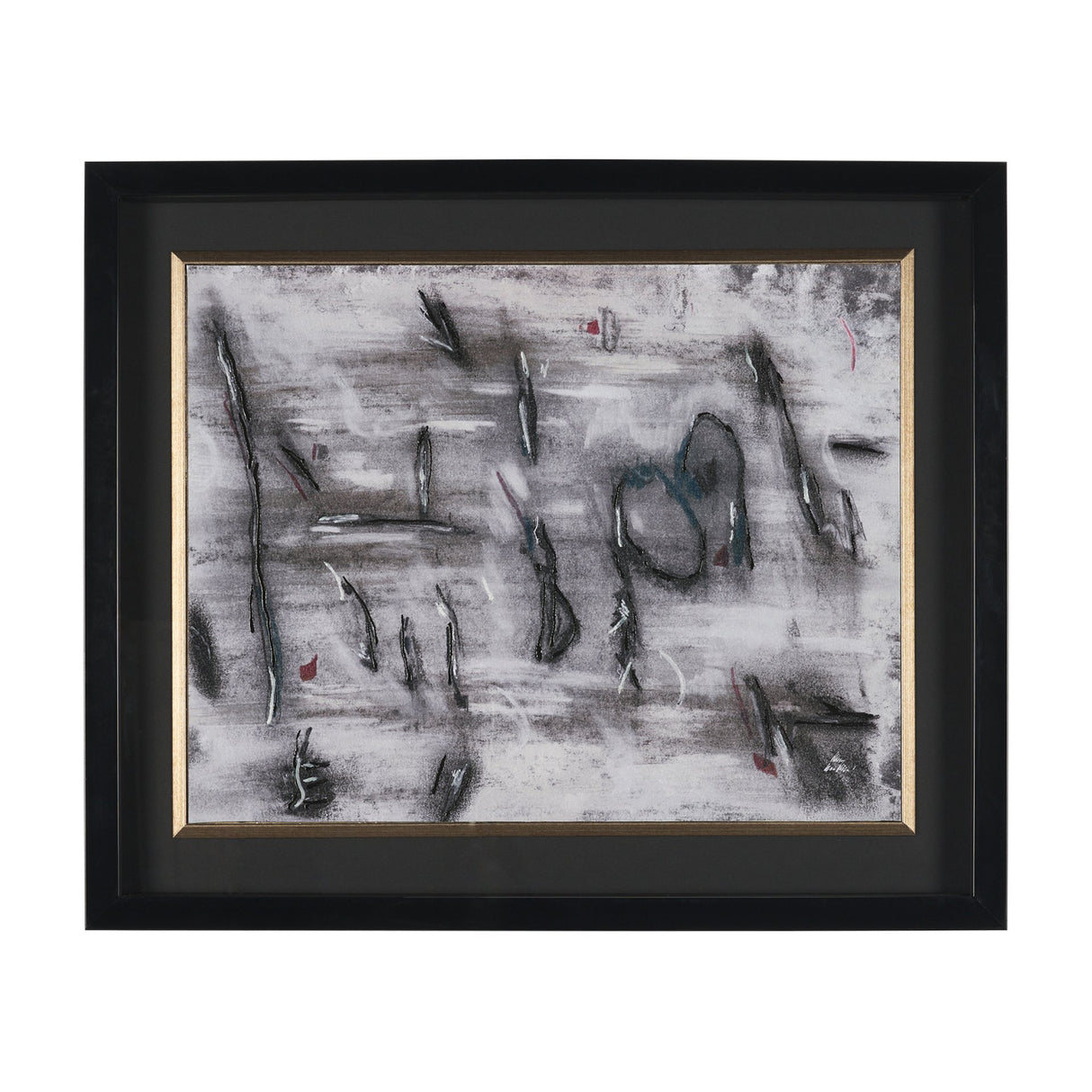 Free Style by Chad Warren a Hand Embellished Framed Print under Glass from Mercana - Luna Furniture
