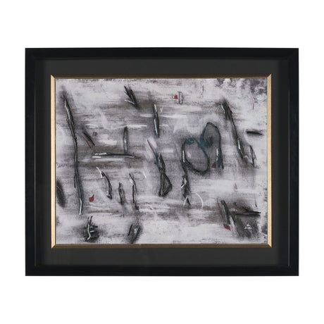 Free Style by Chad Warren a Hand Embellished Framed Print under Glass from Mercana - Luna Furniture