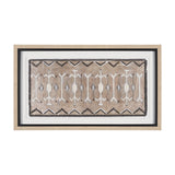 Vintage Rug by Chad Warren a Hand Embellished Framed Print under Glass from Mercana - Luna Furniture