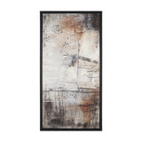 Blk Wht Bronze I by Jennifer Goldberger a Hand Embellished Textured Framed Canvas from Mercana - Luna Furniture