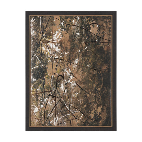 Chaos & Order IV by Chad Warren a Hand Embellished Textured Framed Canvas